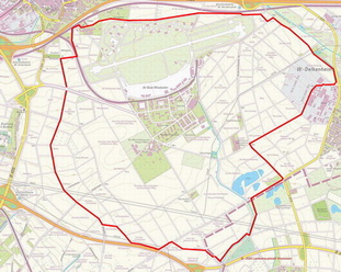Rundweg zum Radfahren, Skaten und Wandern; Copyright bei Skaterbilder.de
