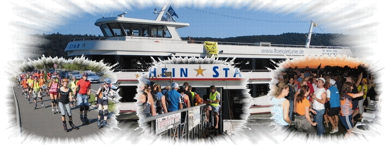 Skaten - Entern - Abfeiern = R�desheim-Tour   //   Fotomontage MFR�  �