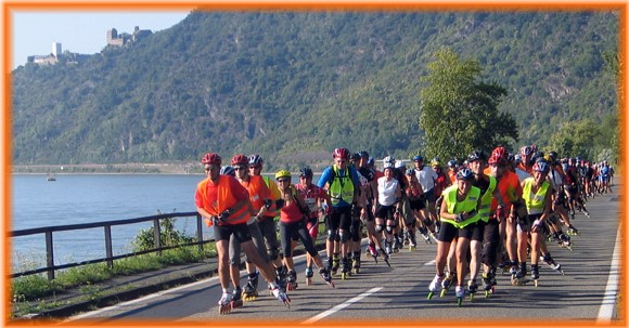 Aufnahme von Rhine - on - Skates 2008