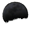 Der Erdschatten verdunkelte schon einen Teil des Mondes. � MFR�del