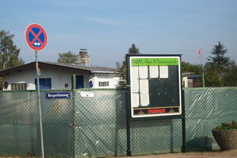 Kleingartenverein Am Wasserwerk - Achtung: Spielende Kinder. Bildpunkt Nr: 2